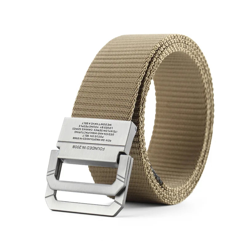 Automatic Metal Buckle Webbing Belt HB009