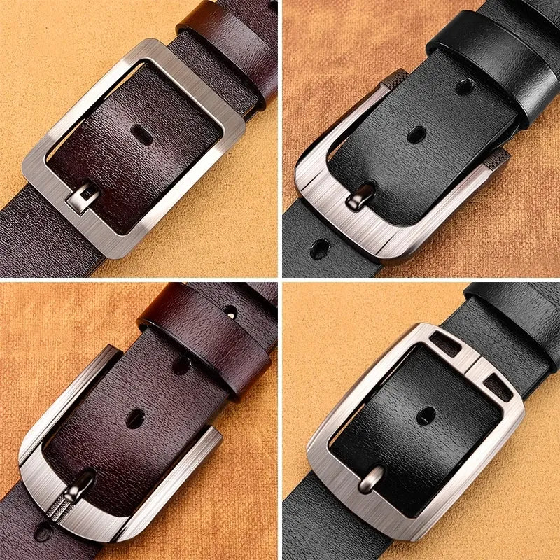 High-Quality Genuine Leather Men's Belt