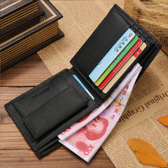 Classic Short Genuine Leather Men Wallet - Fashion & Quality