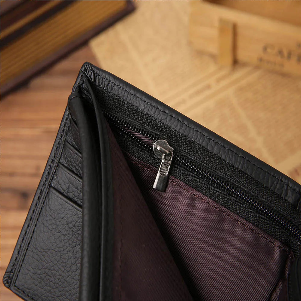 Classic Short Genuine Leather Men Wallet - Fashion & Quality