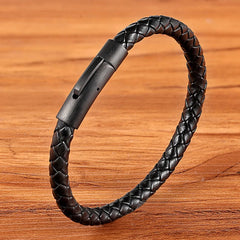 XQNI Classic Men's Leather Bracelet