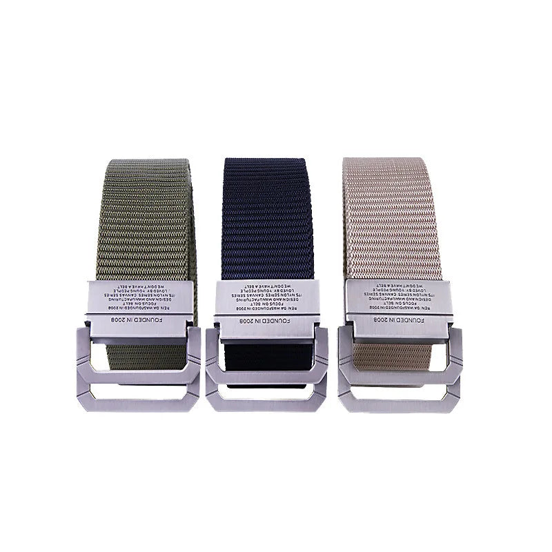 Automatic Metal Buckle Webbing Belt HB009