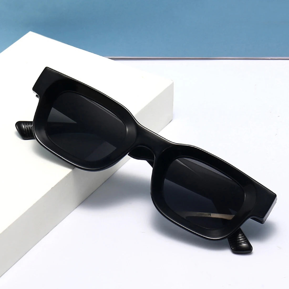 New Fashion Summer Vintage Rectangle Sunglasses - Retro Square Punk