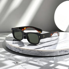 Vintage Square Designer Sunglasses for Men - Zonnebril Voor Mannen