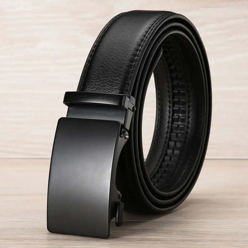 Luxury PU Leather Business Belt for Men