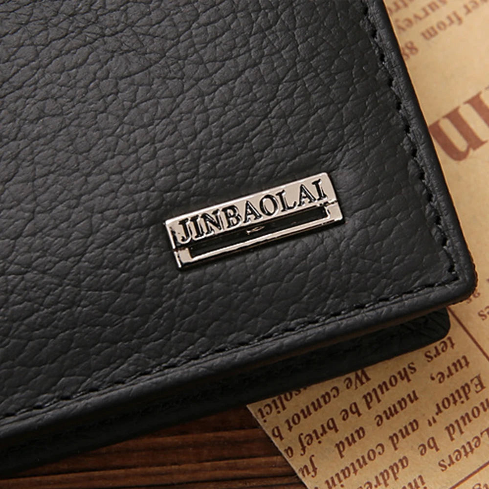 Classic Short Genuine Leather Men Wallet - Fashion & Quality