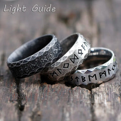 Odin Viking Rune 316L Stainless Steel Men's Ring