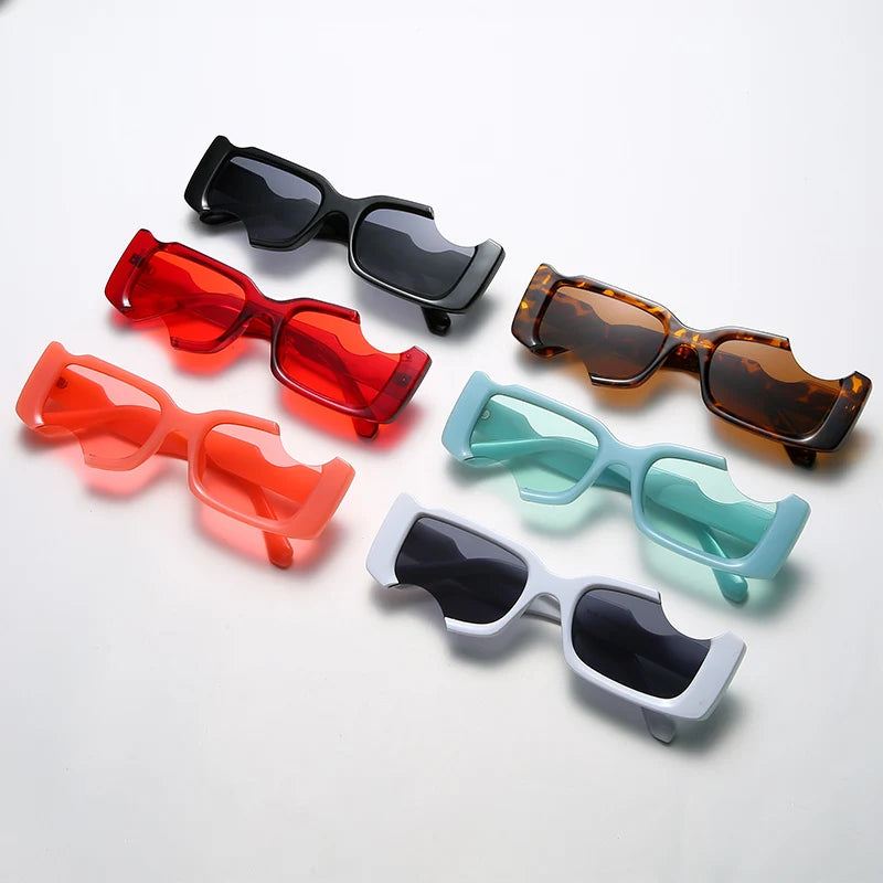 Brand Square Sunglasses Men - Retro Vintage Punk Eyewear